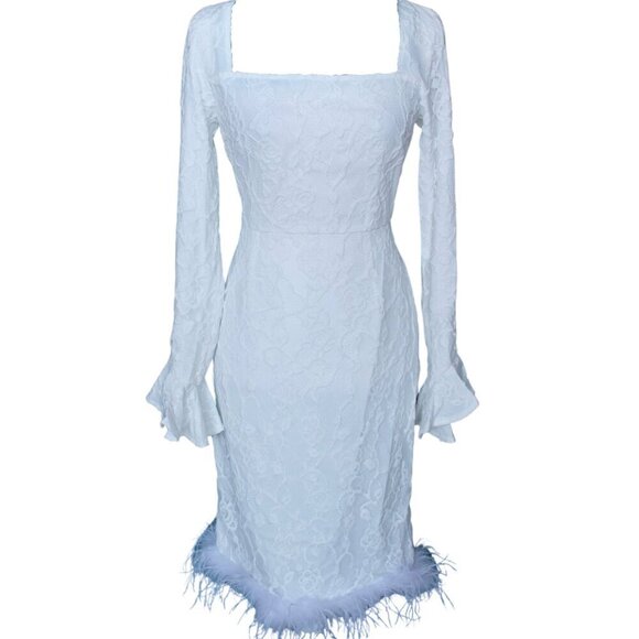 Dresses & Skirts - White Lace Midi Dress